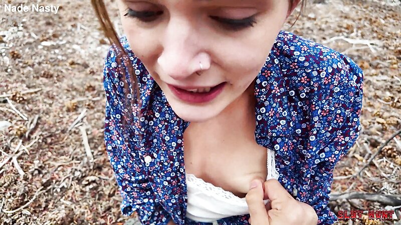Juniper Ren Slut Hunt Ball Sucking Duct Tape Facefucking Doggystyle Blowjob in Public
