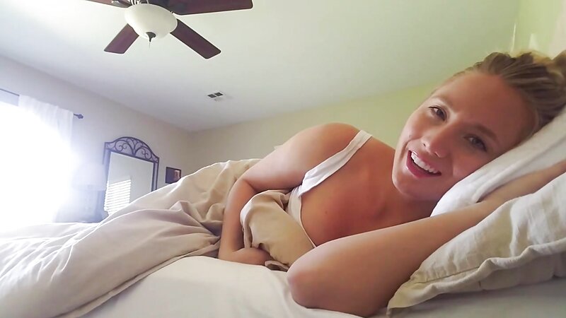 AJ Applegate Blonde Tattooed Small Tits Early Morning Masturbation and Ass Fingering with Hairy Pussy in Bedroom