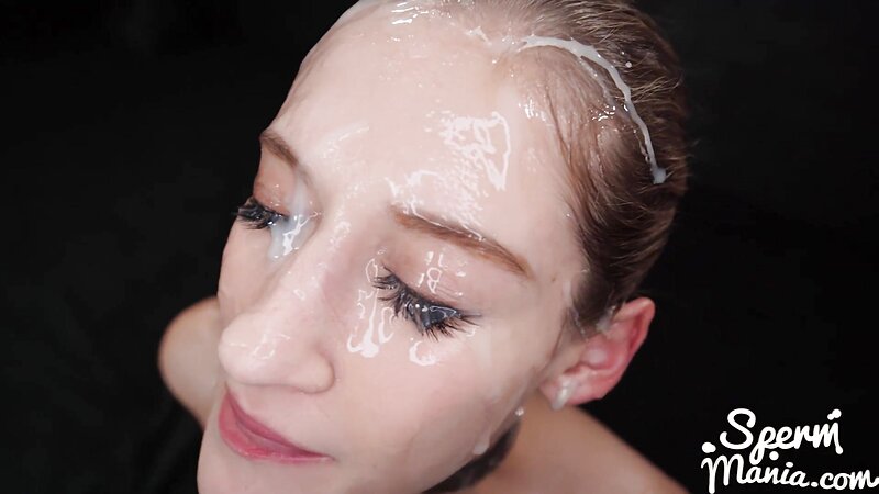 Tiffany Tatum Tattooed Sticky Bukkake Facial with Big Load and Handjob