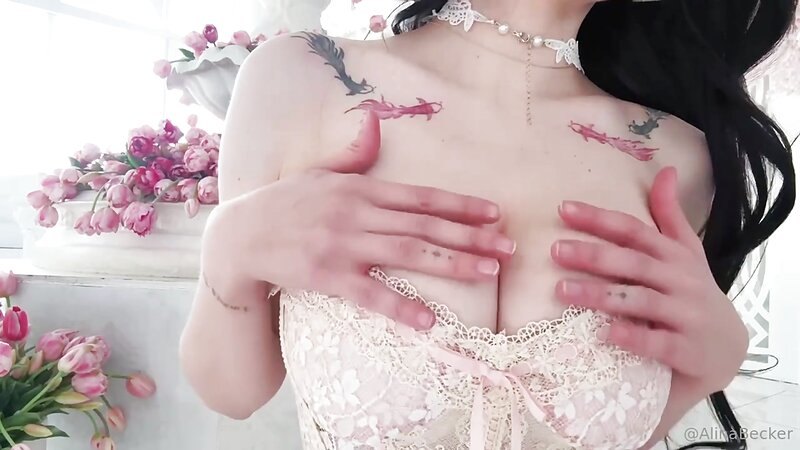 Alina Becker Juicy Big Tits Teasing and Flaunting