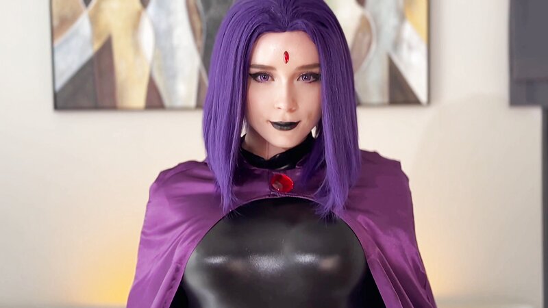 Sweetie Fox Sexy Raven Cosplay Fucked in All Poses Till Cum Inside