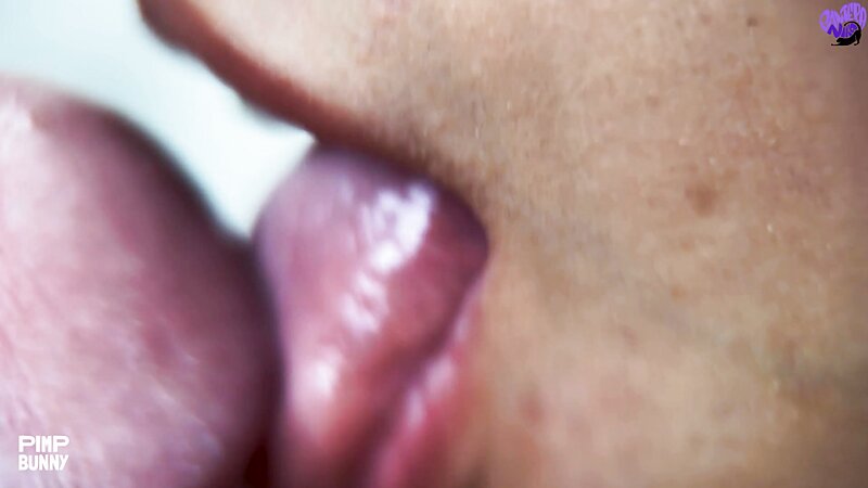 PanteraNika Petite Extreme Close-Up Blowjob and Dick Licking