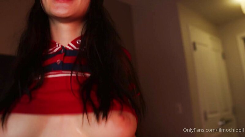 Lilmochidoll Petite Pierced Sucks Then Rides Stepbro's Cock