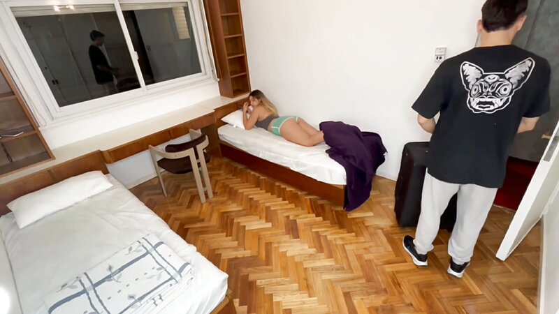 Abruak Latina PAWG Teases and Fucks her Roommate