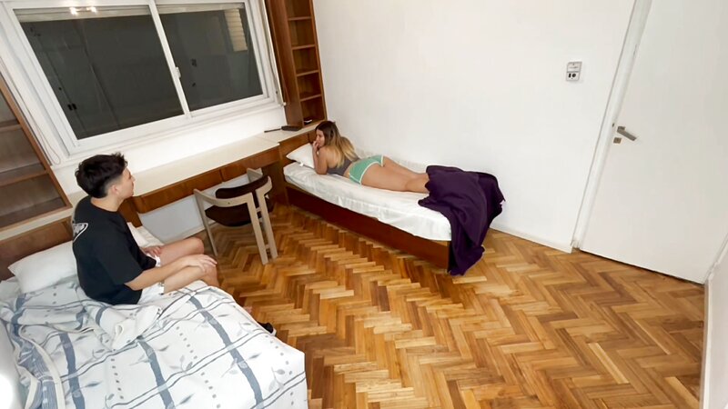 Abruak Latina PAWG Teases and Fucks her Roommate