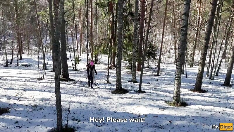 Katty West Snowy Public Ass to Pussy Fuck Cum on Pink Tiny Pussy