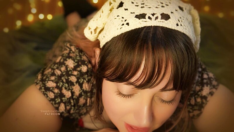 SkepticalPickle ASMR Milk Maid Dress Silly Whispering and Licking