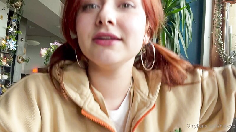 Nixxxie Masturbating with a Dildo in Front of the Window, Cumming Hard