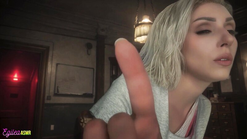 Grace Ashcroft Cosplay ASMR Fluffy Mic Shushing and Hugs