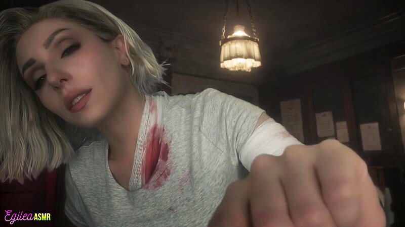 Grace Ashcroft Cosplay ASMR Fluffy Mic Shushing and Hugs