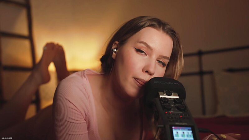ASMR Mood Gently Pleasing Mouth Sounds and Masturbation Play