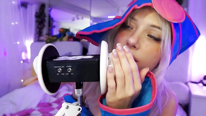 Dollblush Dark Magician Girl Cosplay ASMR Ear Mic Session