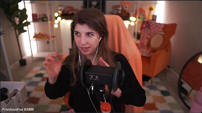FrivolousFox ASMR Stream - Patreon Exclusive Roleplay and Sensory Play