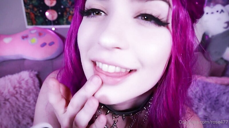 Rose ASMR Ear Licking and Screen Licks Session
