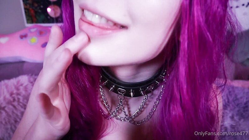 Rose ASMR Ear Licking and Screen Licks Session