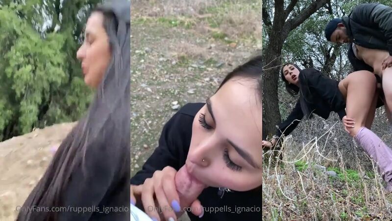 Cosmicstella Latina Blowjob Quickie in the Woods