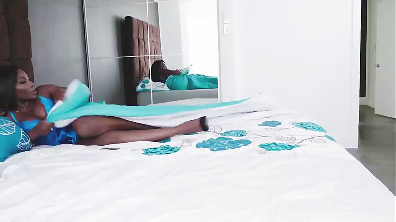 Black Stepmom Sensual and Rough Anal in Doggystyle