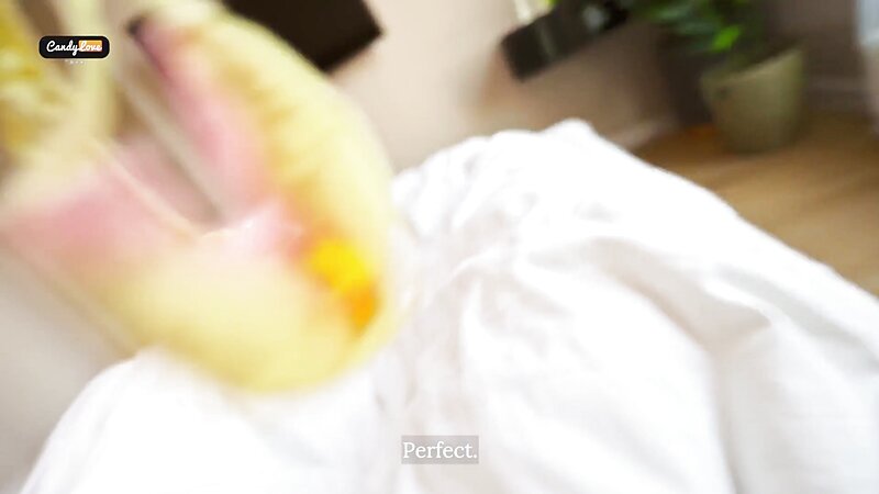 Candy Love Busty Step Sister Fucks Virgin Stepbrother in POV Cowgirl Creampie