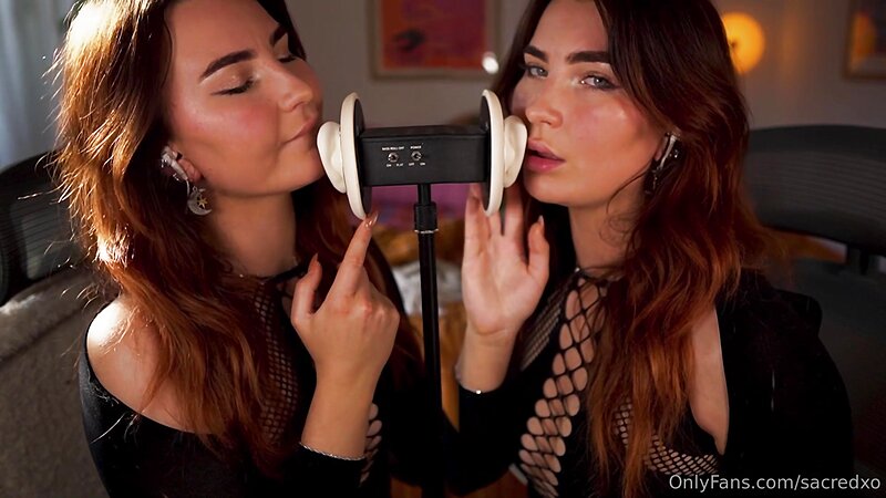 SacredXO Double Naughty Ear Licking and Horny Mouth Sounds ASMR