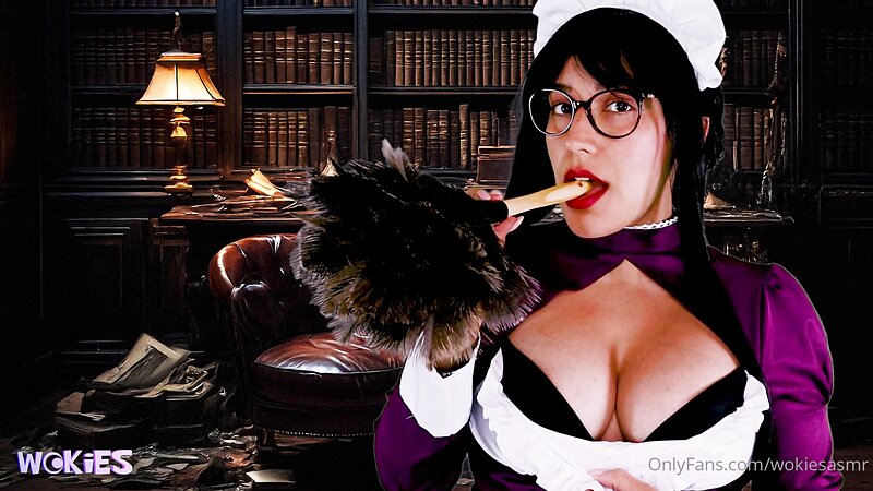 Wokies ASMR - Erotic Audio ~ Part 2 Maid Cleans the Headmaster's Study and the Meeting at the Royal Library ~