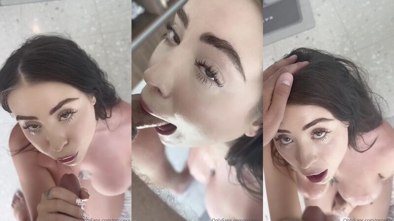 Rosie Rider - Recieves A Facial After Blowjob