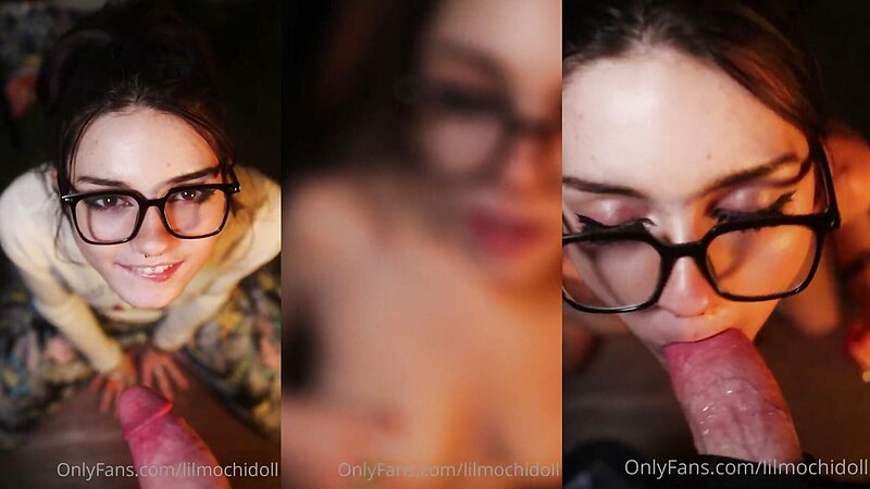 Lilmochidoll Sloppy Blowjob and Cum in Mouth