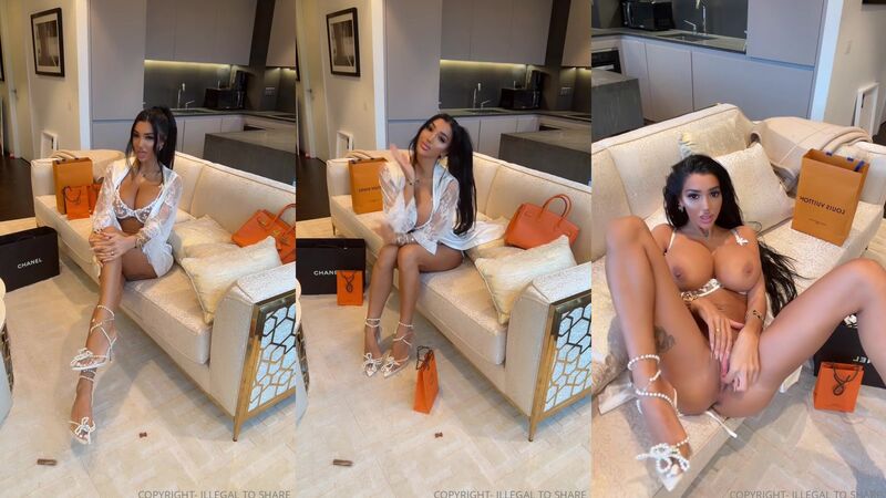 Chloe Khan – Pussy Rubbing on the Couch