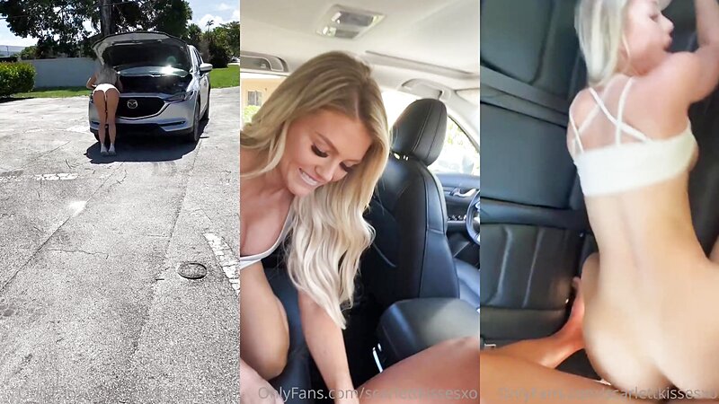 ScarlettKissesXO Sex With Stranger In Car