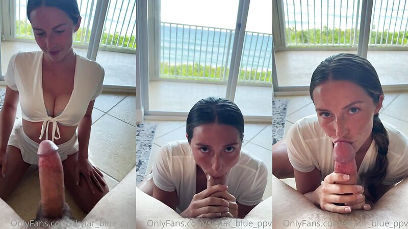 Skylar Blue Blowjob and Cum in Mouth