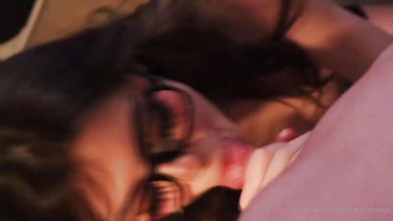 Hannahowo Sloppy Handjob and Blowjob