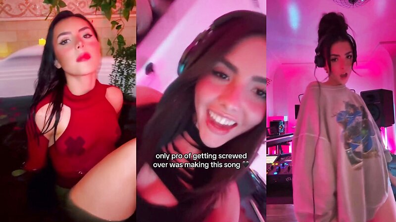 Andrea Botez Sexy Outfit Tease