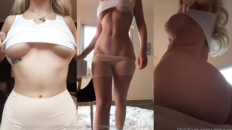 Abby Rao Bare Ass & Tits Tease Video Leaked