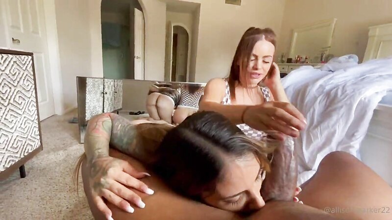 Allison Parker Threesome Deepthroat Video Leaked